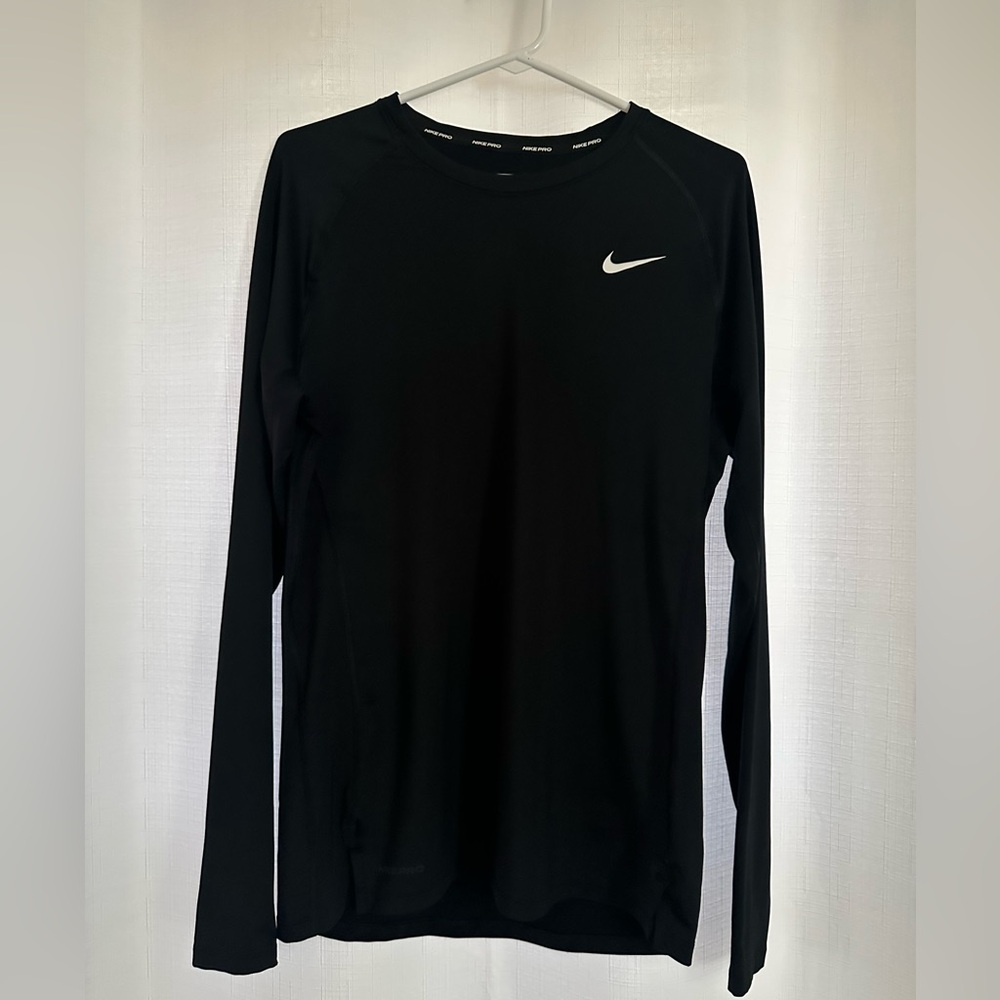 Nike Pro Dri-Fit Men’s Long Sleeve Training Top In Color Black In Size XL